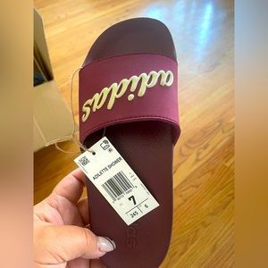 Size 7 Adidas Adilette shower slides